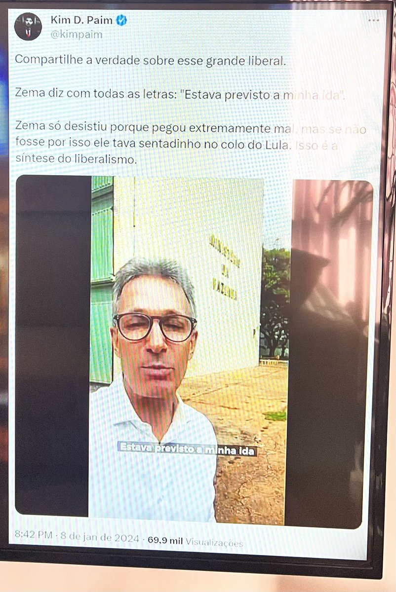Esse é o Zema democrático,um oportunista safado de um partido de esquerda que a cara do PSDB..