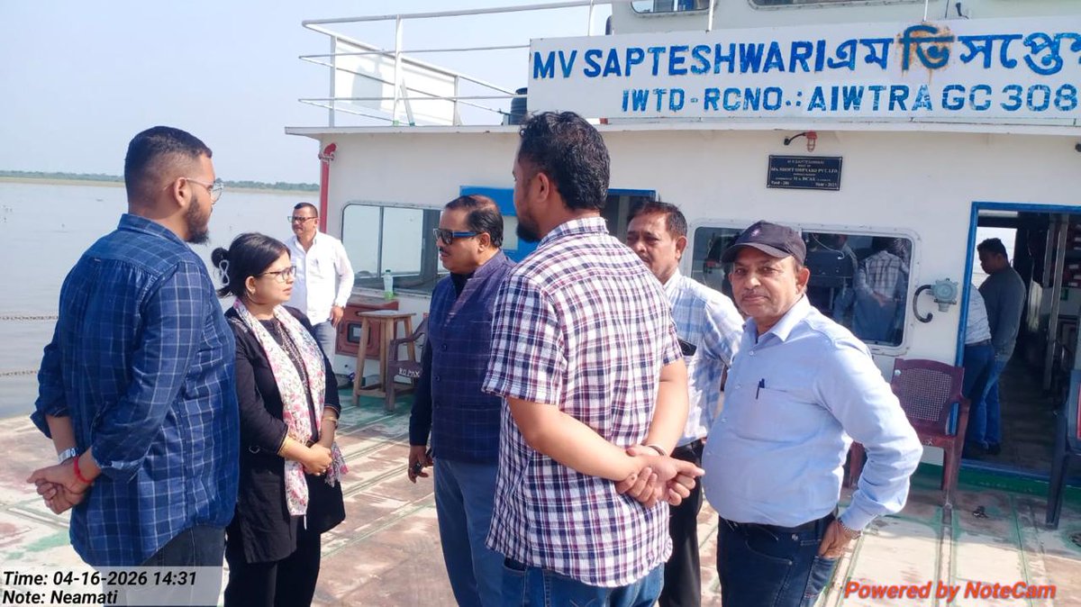 AssamWater's tweet image. Shri Saranga Pani Sarma, ACS, State Project Director, AIWTDS, visited the project sites at Aphalamukh and Nimati along with TSSC and contractor DVP to review progress, outline the future roadmap, and guide the team to expedite the work.

#sitevisit