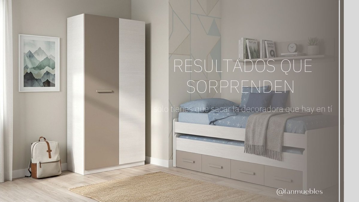 FanMuebles's tweet photo. Habitación de revista sin gastar de más.

La cama doble y el armario Ares plus son muebles low cost increíbles. El secreto es cómo se combina: buenos textiles y texturas.
Saca la decoradora que hay en ti y transforma tu casa ya mismo.
#decoracionlowcost #camaAresplus #armarioAres https://t.co/n90ODC6VKe