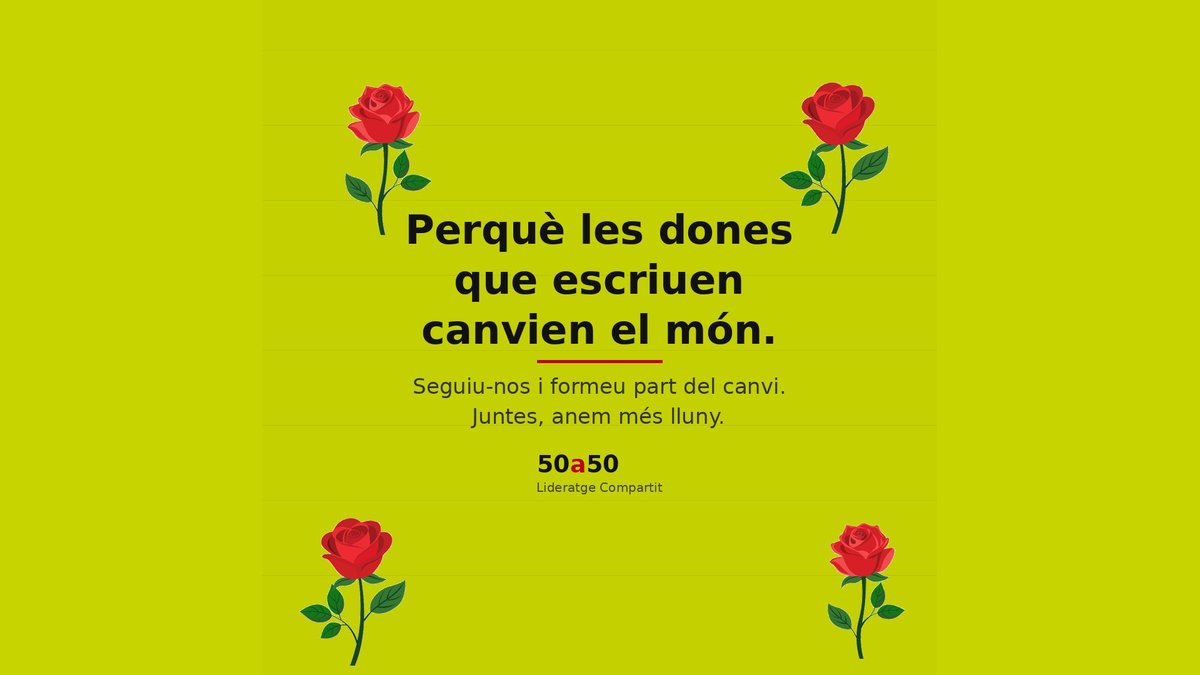 50a50 Lideratge Compartit tweet media