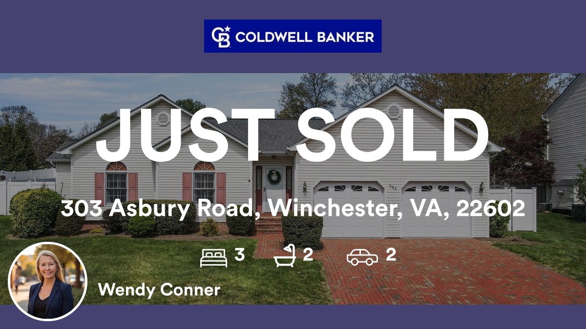 wendysconner's tweet photo. 🛌 3 🛀 2 🚘 2
📍 303 Asbury Road, Winchester, VA, 22602

My latest sale on RateMyAgent.
Associate Broker/REALTOR 0225047999
https://t.co/nUtxqCPrFQ

...
#ratemyagent #realestate https://t.co/VxLfu6aug5