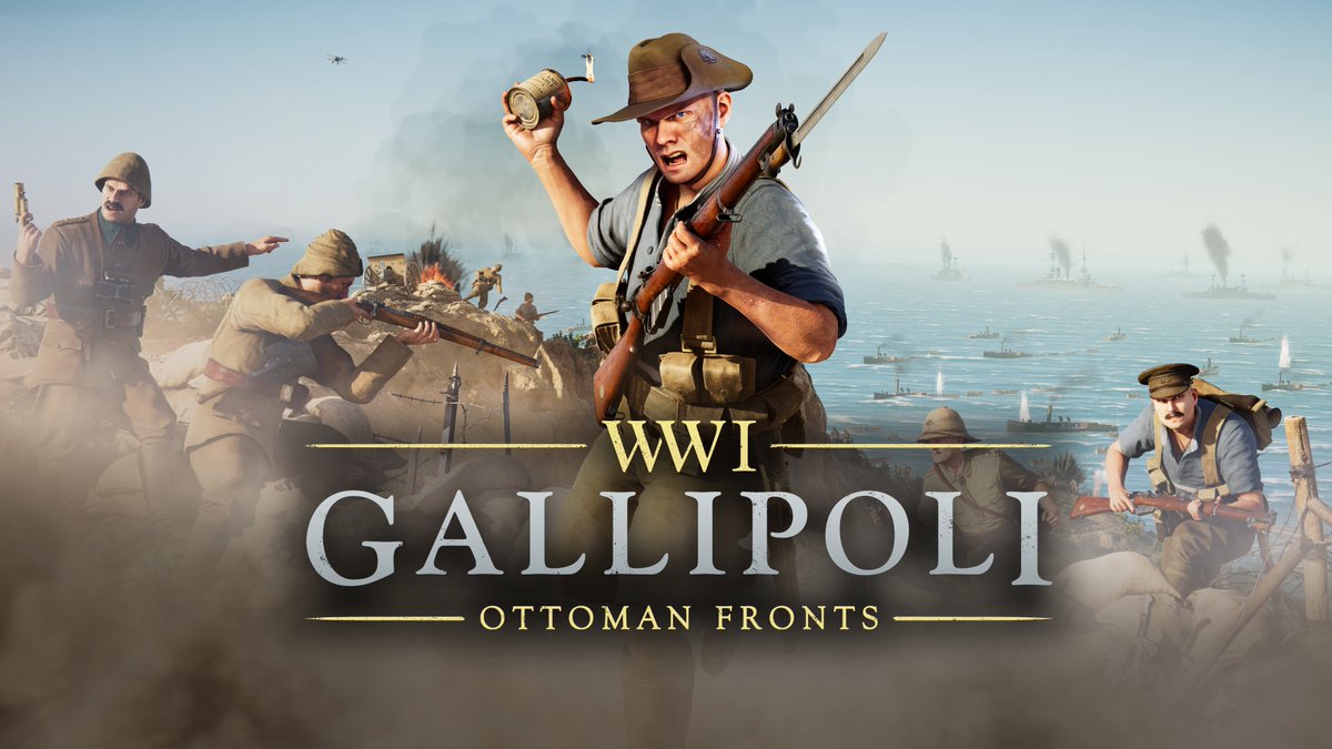 IndieInsights0's tweet image. 💥 WW1 FPS, Gallipoli, Launches May 21 on PC, PS5, and Xbox with Full Crossplay

💥 New trailer inspired by the historic Gallipoli campaign and ANZAC legacy revealed

Read more:
indieinsights.org/ww1-gallipoli-…

#WW1Gallipoli #Strategy #WorldWarI #IndieGame @WW1GameSeries