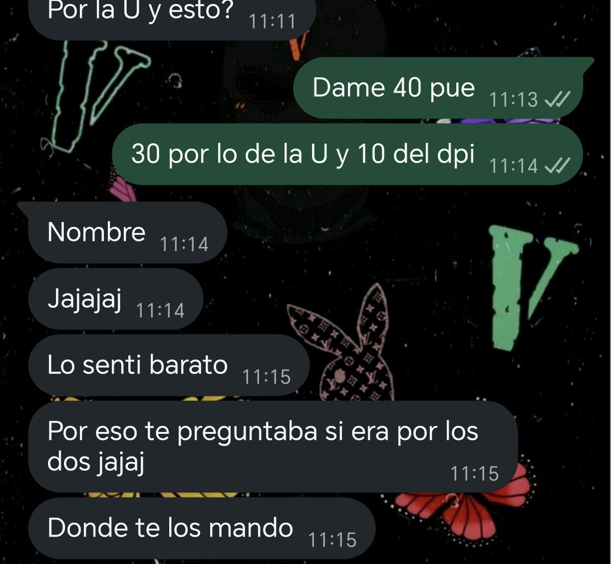 RobVicious7's tweet photo. Voy a tener que cobrar más xdxd https://t.co/wozkAuqsgg