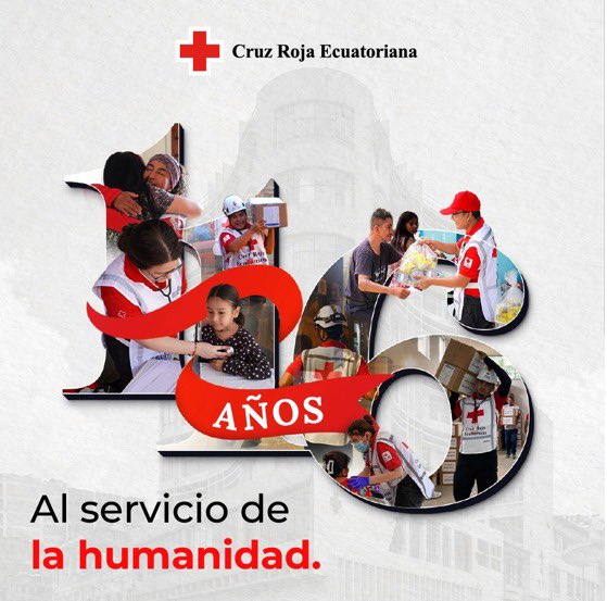 roquesoriaMD's tweet photo. Hoy, Cruz Roja Ecuatoriana conmemora más de un siglo de acción humanitaria, estando presente en los momentos más difíciles, salvando vidas y acompañando a quienes más lo necesitan.
Nuestro compromiso se mantiene firme: responder con humanidad y excelencia técnica en todo el país. https://t.co/02gXZWfqIC