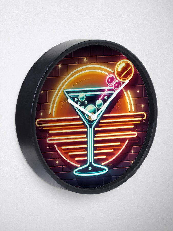 LeeHillerDesign's tweet image. ⚡️🫧🍸🫧⚡️
Mid Century Neon Sign Print Bubble Martini  #clock #homedecor  #retro #neonsign #midcentury #martini 

#RBandME:  redbubble.com/i/clock/Mid-Ce… 

#findyourthing #redbubble
