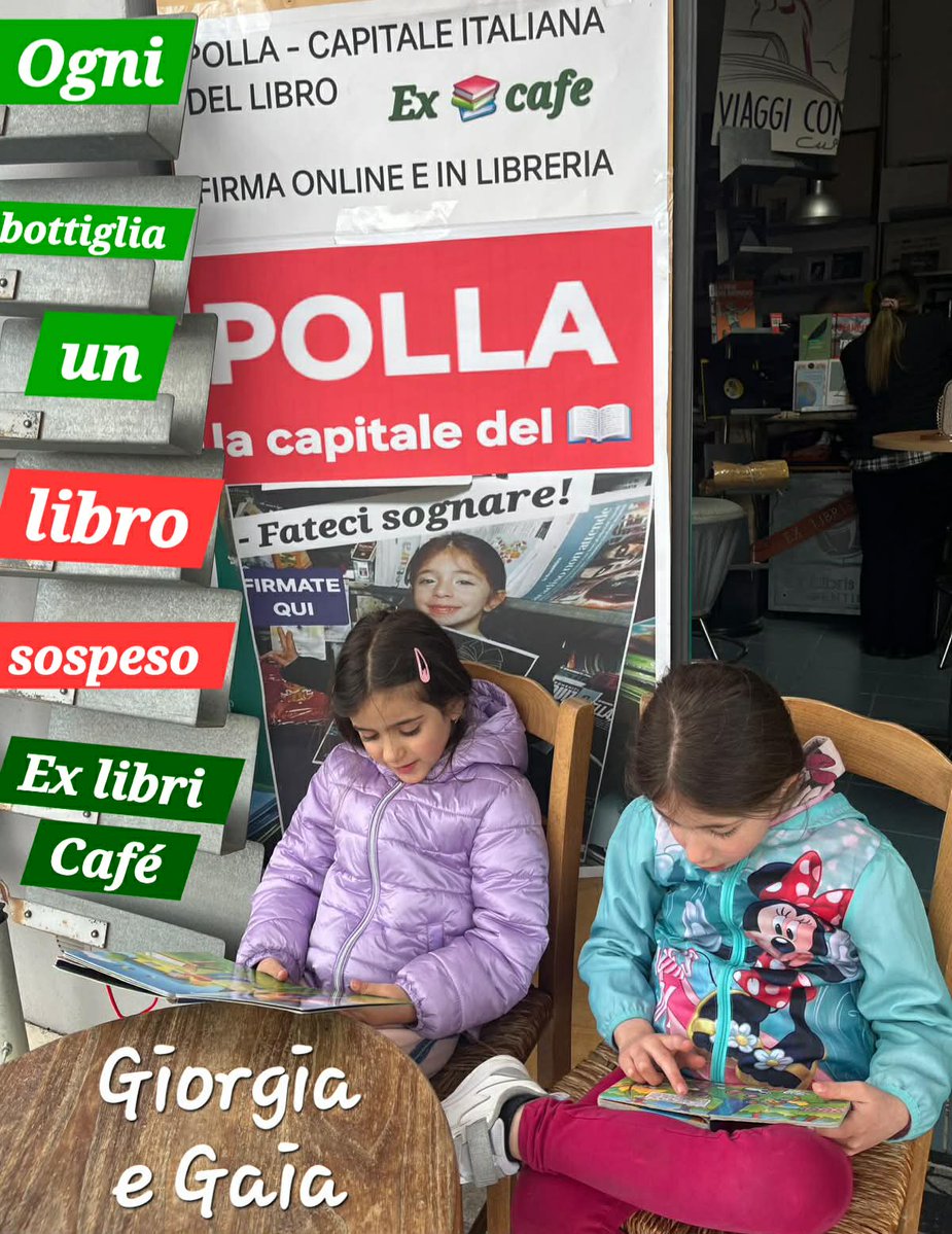 michelegentile7's tweet image. Letture serali.

#exlibriscafe
#Giorgia #Gaia #7anni
#pollaperopoli #capitaledellibro