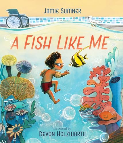 TDrecker's tweet image. Who wants to go swimming?
A Fish Like Me @jamiesumner_  @SimonKids
#childrensbook #pb #Swim #diversity #fish 
Coming 4/28!
bookwormforkids.com/2026/04/a-fish…