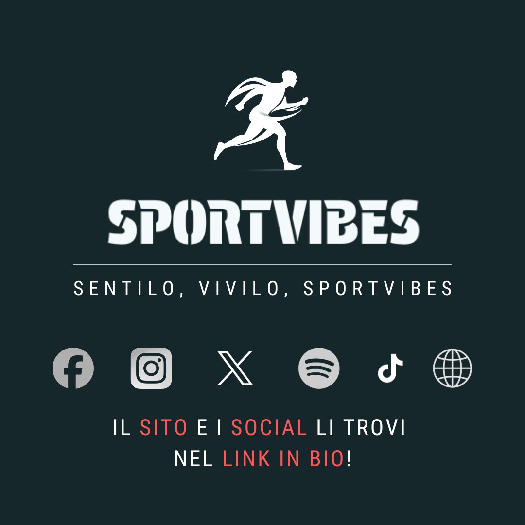 sportvibes_blog's tweet image. Oltre al sito web in bio, #SportVibes é su Facebook, Instagram, Spotify e TikTok! 🌐

📸 IG:  instagram.com/sportvibes_blo…
🎶 TikTok: tiktok.com/@sportvibes_bl… 
🎧 Spotify: open.spotify.com/show/37uqWF2vC…
--------
#Facebook #Instagram #X #Spotify #TikTok #Sport
