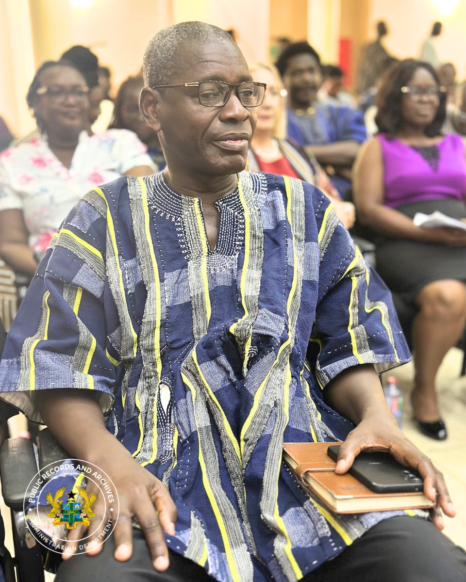 Praad_Gh's tweet photo. Today, at Ghana Academy of Arts and Sciences, UNESCO Ghana officially launched Ghana’s Memory of the World Register.

The keynote address was delivered by Dr. Clement Apaak(Dep. Min. Education) Other distinguished dignitaries present included Edmond Moukala, 
1/2 https://t.co/X7Y73CNrHn