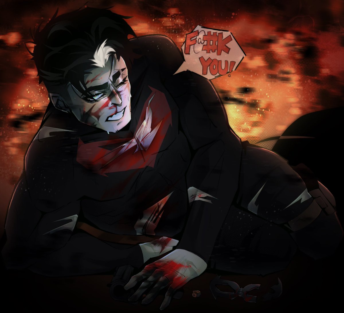 Red_Stars00's tweet image. 𝗪𝗵𝗲𝗿𝗲 𝗶𝘀 𝘆𝗼𝘂𝗿 𝗳𝗮𝗺𝗶𝗹𝘆 𝘄𝗵𝗲𝗻 𝘆𝗼𝘂 𝗻𝗲𝗲𝗱 𝘁𝗵𝗲𝗺 𝗺𝗼𝘀𝘁? 🩸 #redhood #jasontodd #dcuniverse #brucewayne #batman