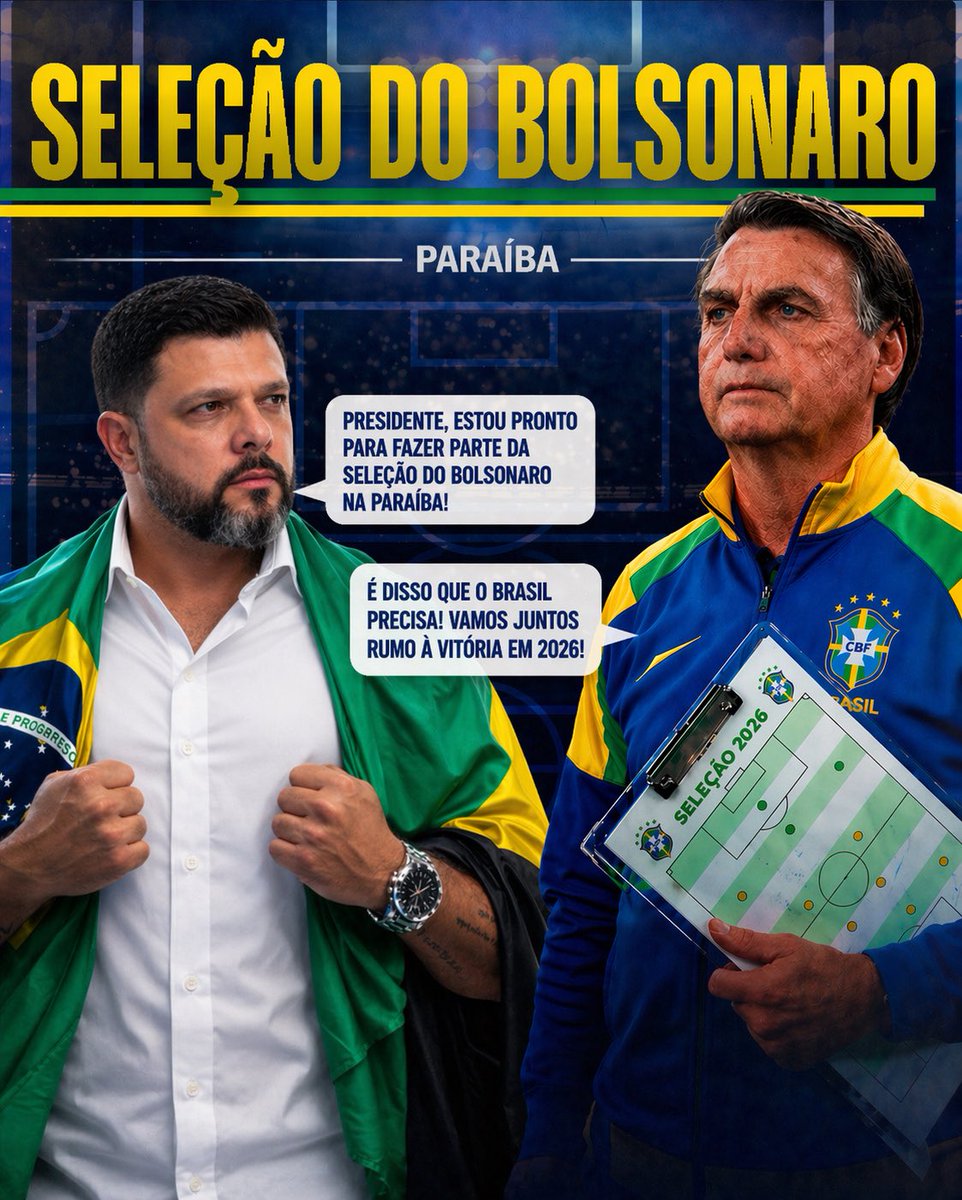 Já tô escalado. Meu presidente já deu o aval.