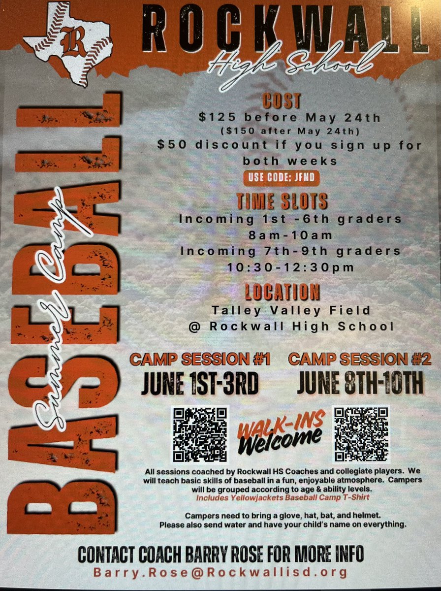 Rockwall Yellowjackets Baseball tweet media