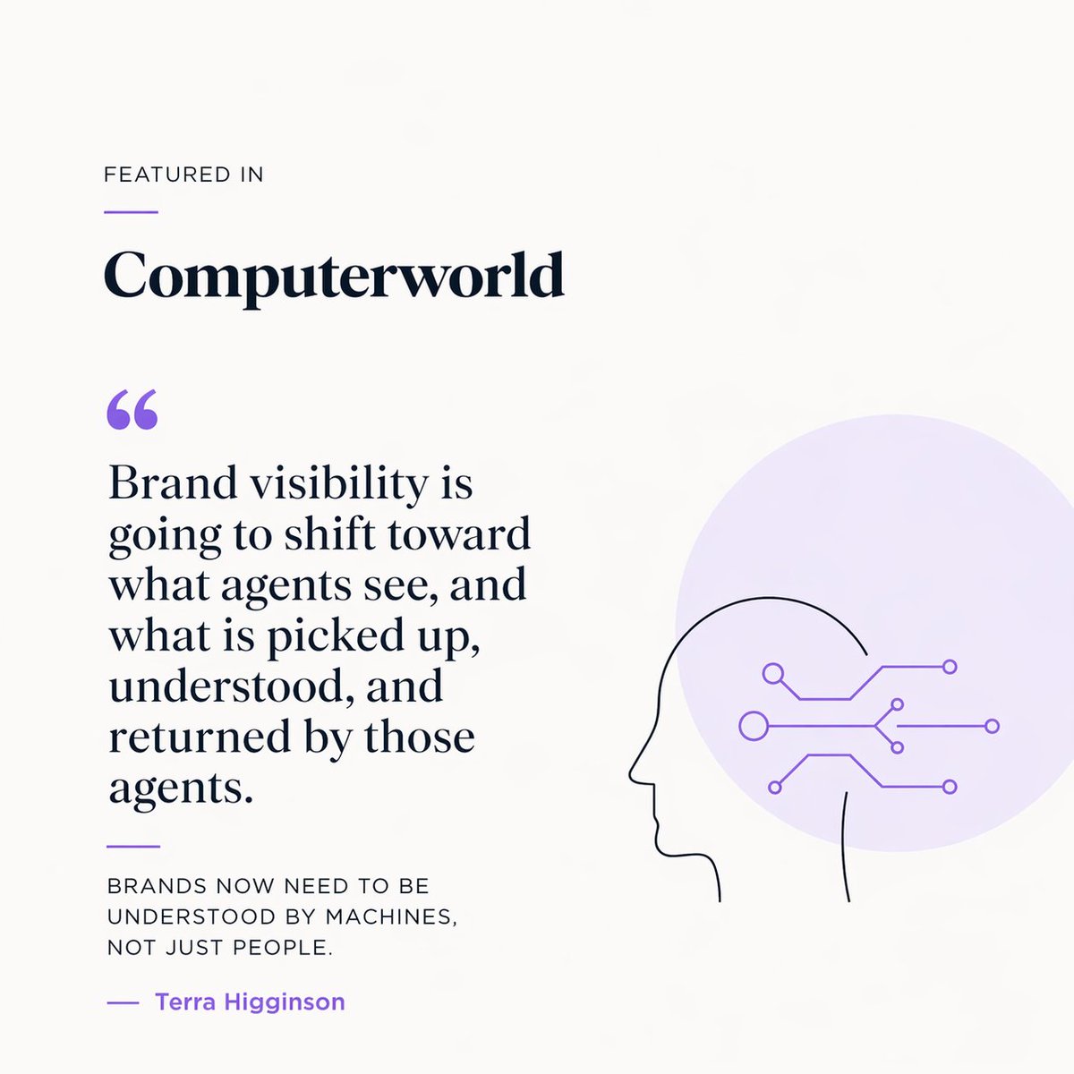 TheMavenofMedia's tweet image. I was featured in an interview with Computerworld on #Adobe, #Canva, and agentic workflows.

Brand visibility is shifting toward what AI agents see, interpret, and return. The content supply chain is becoming agentic.

lnkd.in/ggw8jkjp