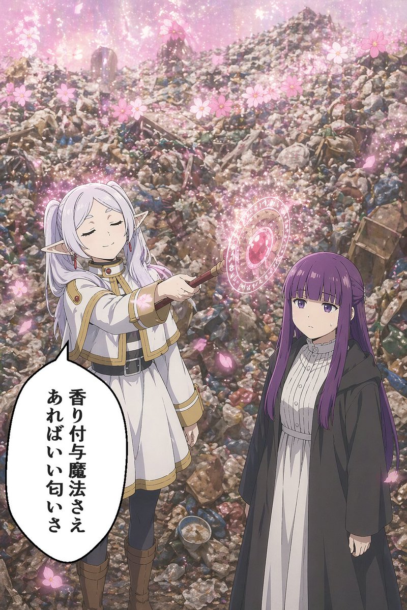 フリーレンの香り付与魔法ならゴミでも良い匂い 