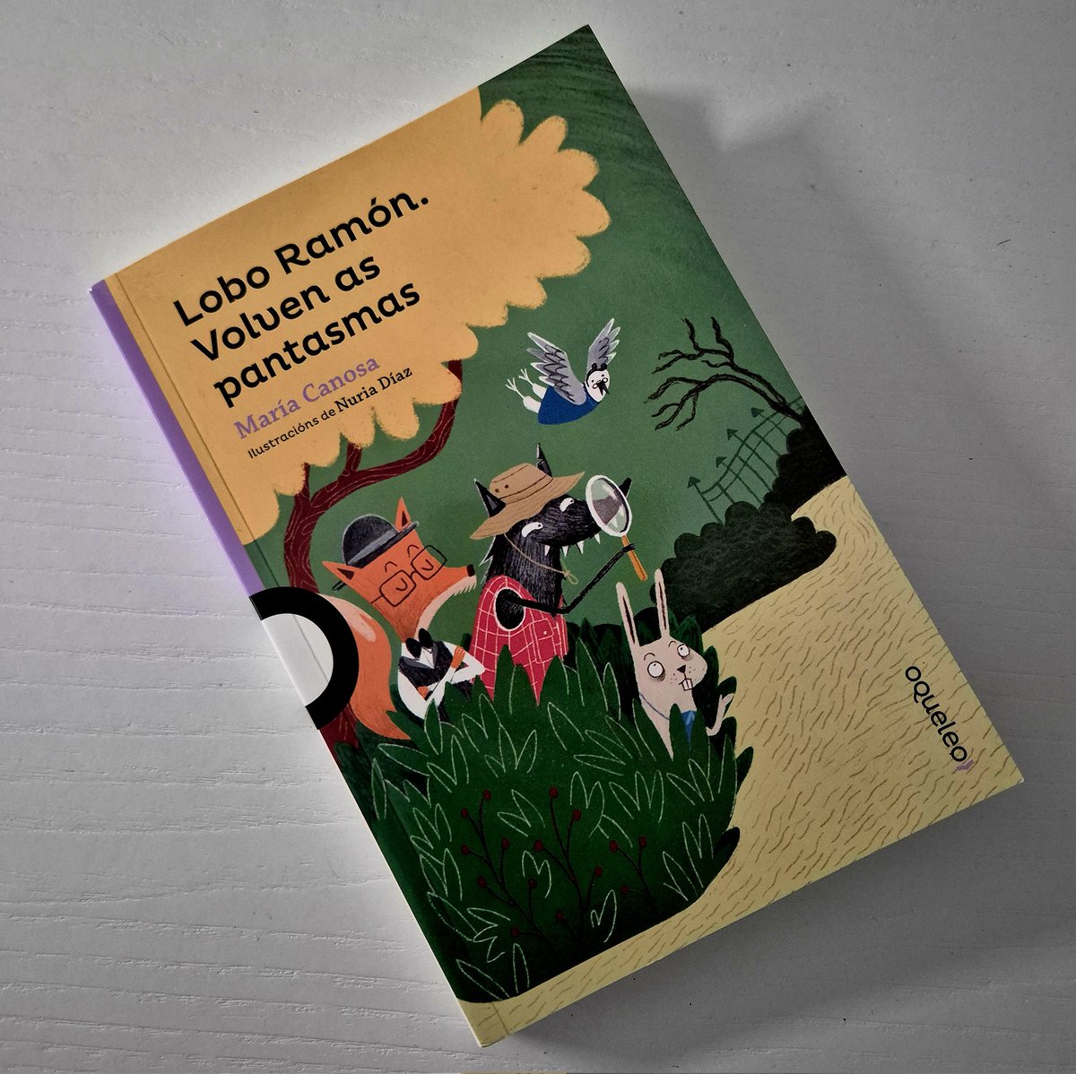 _MariaCanosa's tweet photo. Mañá é o día do libro.
Hoxe, nesta casa, tamén.
Chegou "Lobo Ramón. Volven as pantasmas."
E volven as historias deste lobo singular e curriño onde os haxa.
Primeira triloxía que compoño. 💜
Grazas, @oqueleo @santillana_esp e @nuria_diaz por facer medrar este personaxe https://t.co/AElK98sr2i