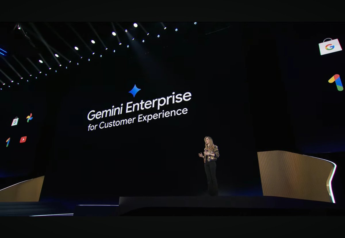 tcrawford's tweet image. And here we go. This is big! @GoogleCloud launches Gemini Enterprise for Customer Experiences.

Gemini Enterprise for Customer Experiences provides a workflow engine for customer interactions for both voice and digital. 

#CIO #Cloud #AI #GoogleCloudNext #CX #CMO