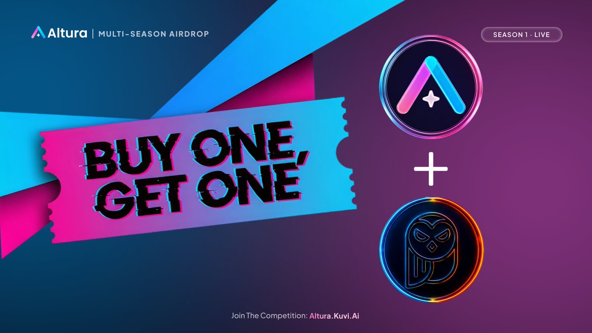 Buy one, get one for free.
One shot, two wins.

Securing your tickets for the AI/Agentic revolution ahead has never been this easy. 

Thanks to the Multi-Season Airdrop Program from <a href="/kuvilabs/">KUVI</a>.

Simply by securing your share of the Agentic Gaming future that is being shaped at