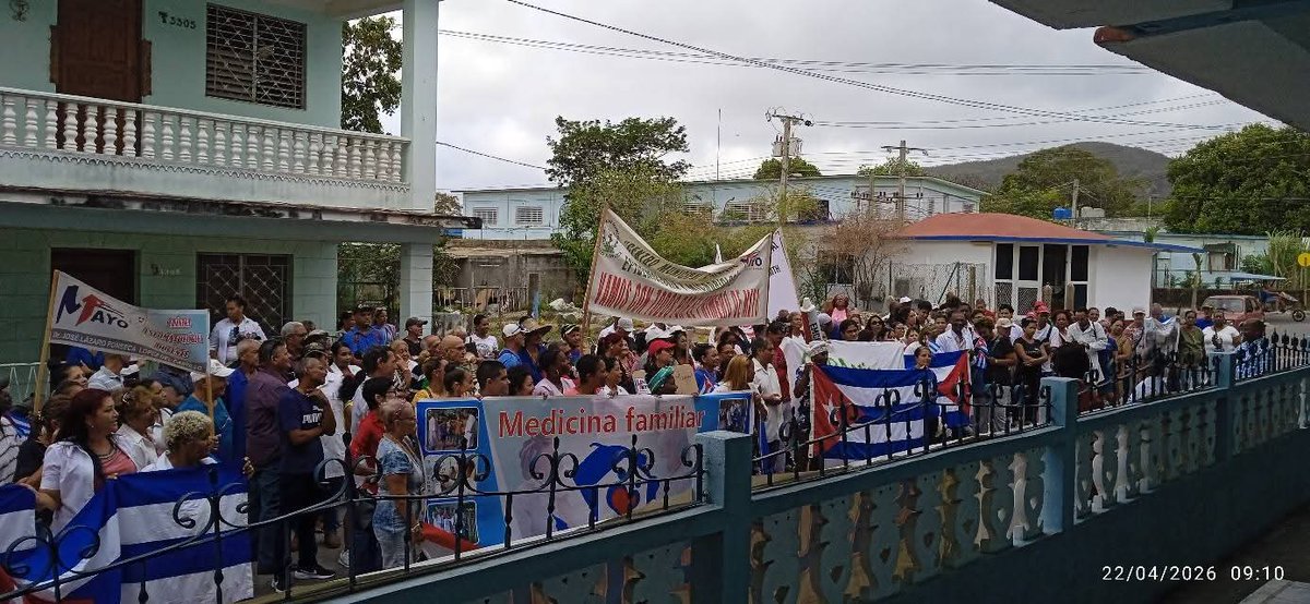rlicea_mojena's tweet photo. Realiza el Sindicato de la Salud en la #IslaDeLaJuventud Plenaria en saludo al #1roDeMayoEnCuba una muestra del compromiso de los trabajadores del sector con #LaPatriaSeDefiende #CubaEstáFirme #CubaPorLaSalud  #SentirPinero https://t.co/i1bWeONeKw