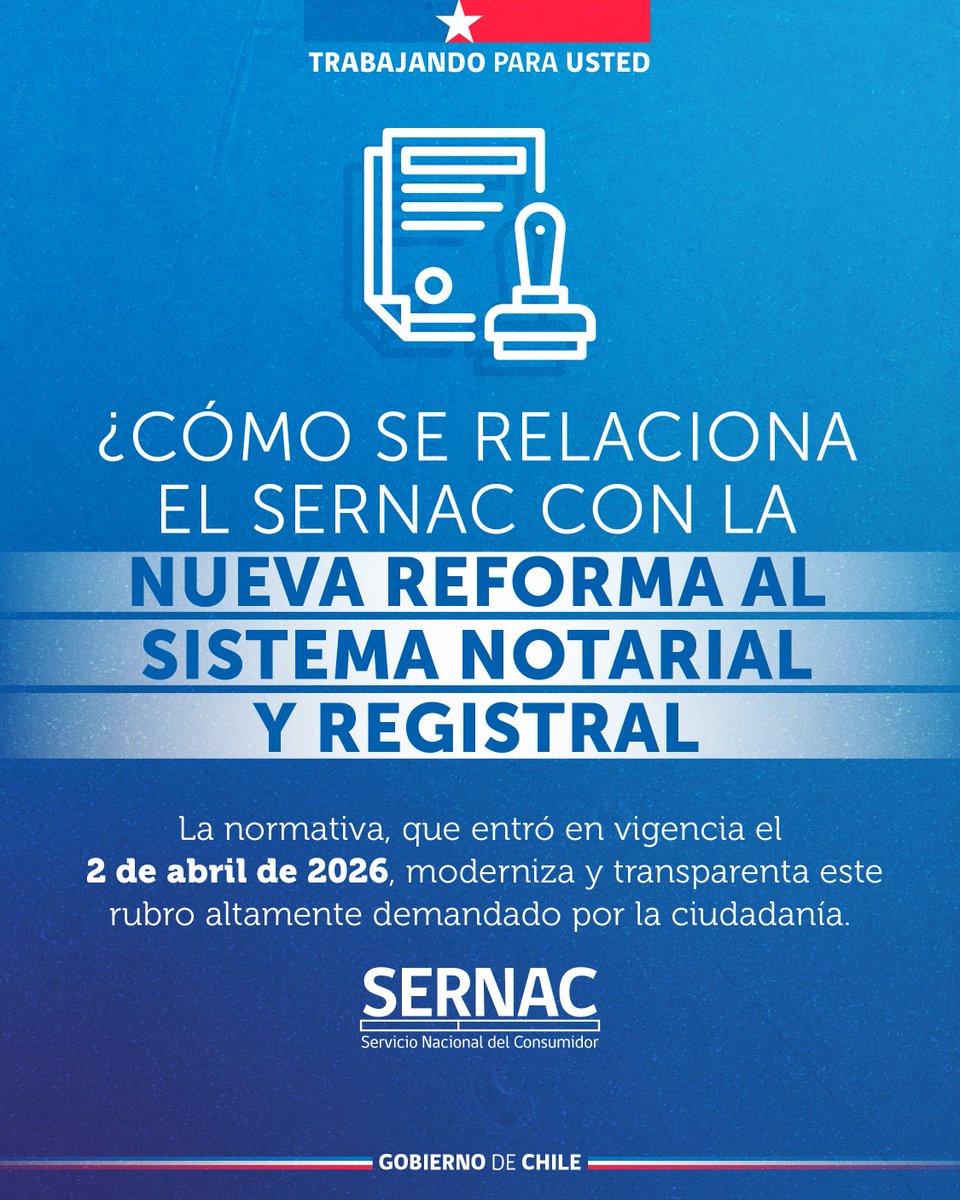 SERNAC tweet media