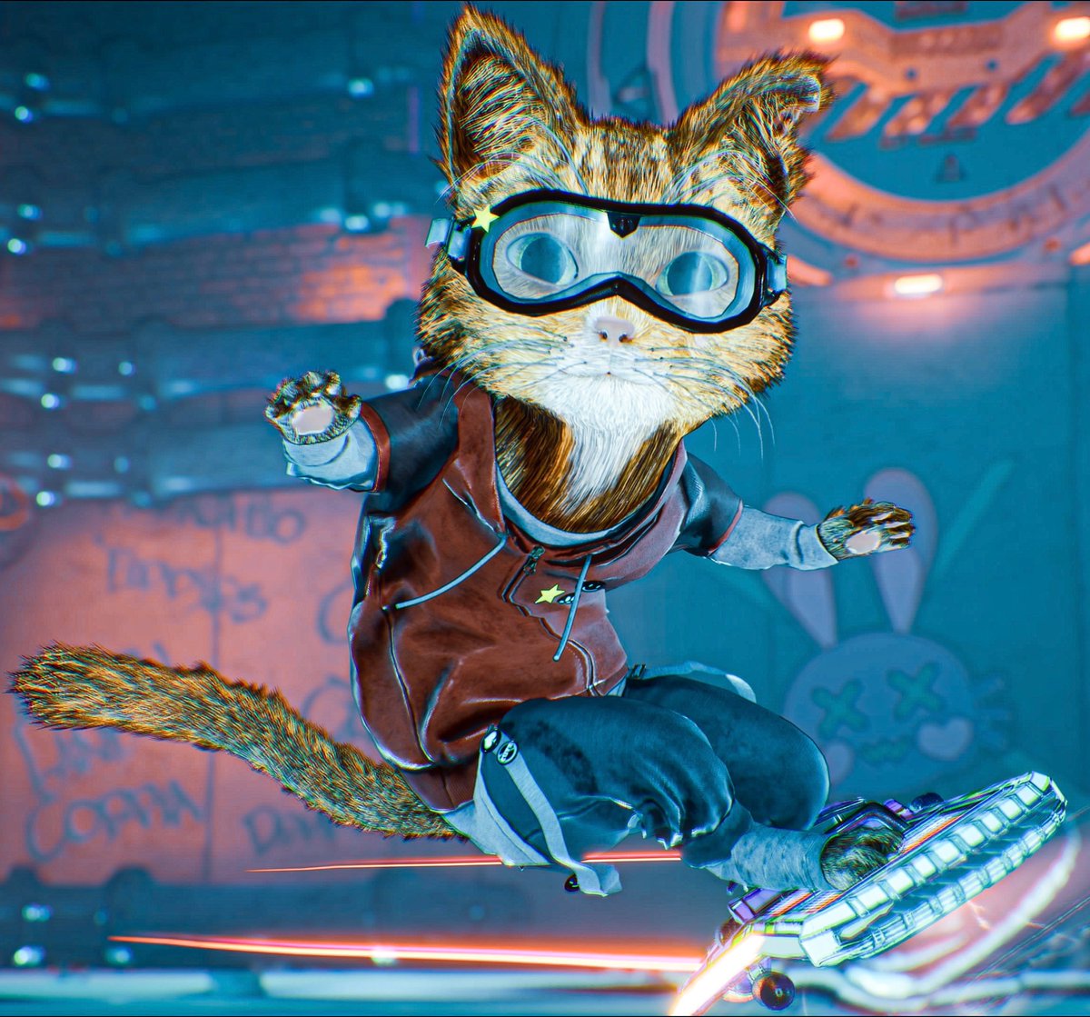 IxxVeexxI's tweet image. The coolest skateboarding cat . 🐱🛹🫶

#GoriCuddlyCarnage
#WiredCreator