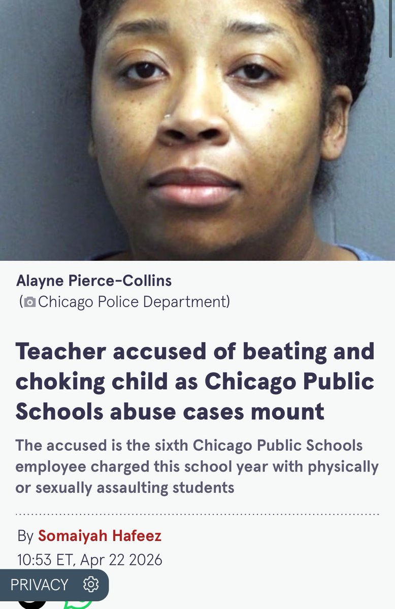 qaggnews's tweet image. 6th teacher in one school year