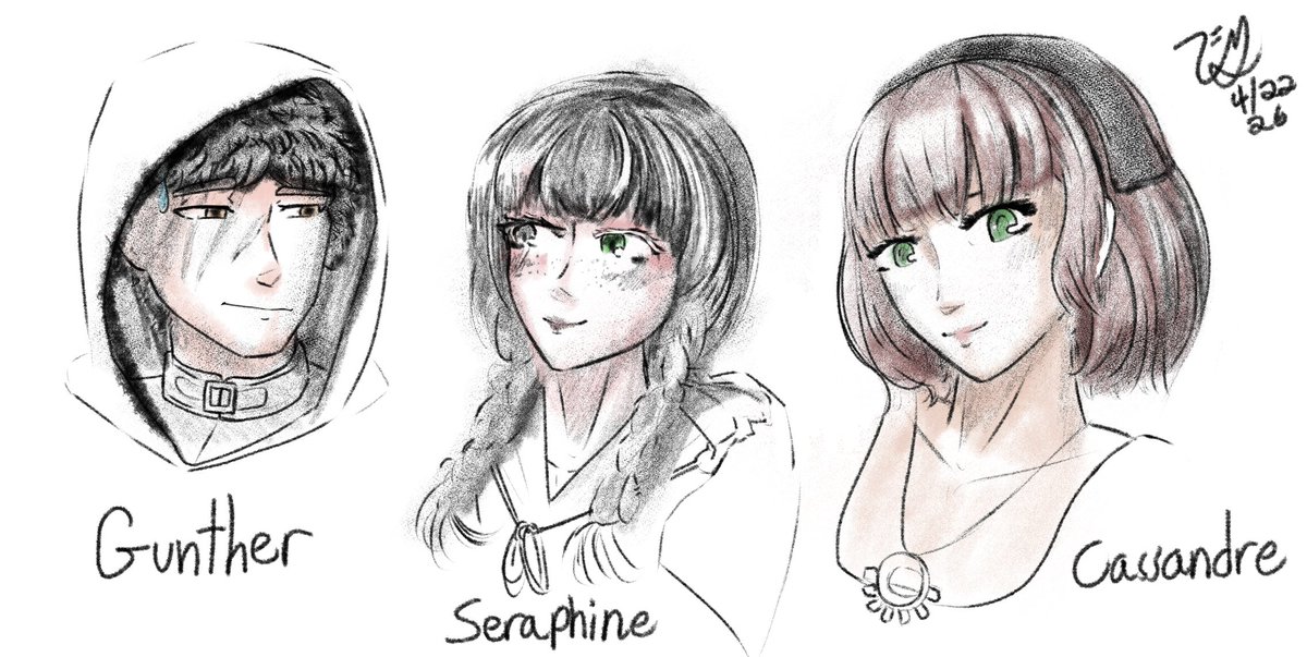 Sketches!? For Return to Blackwell!? Par for the course~
#osrpblackwell #osrpart