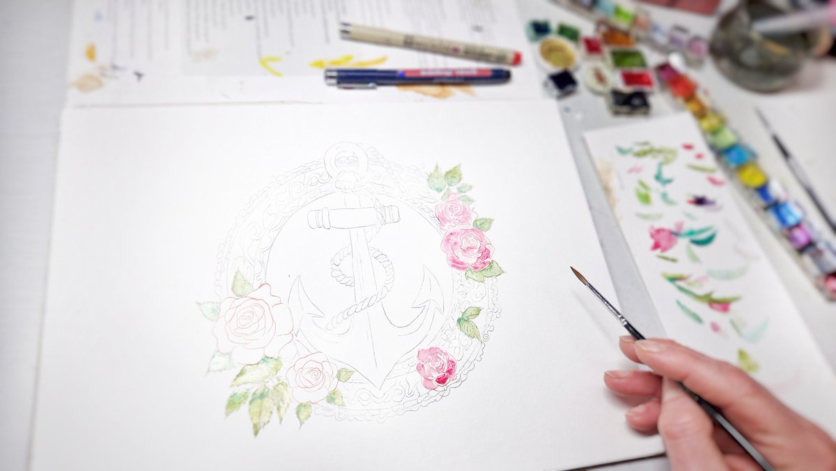 wandklex's tweet image. &amp;lt;-ging ein wenig vor Anker.
Hier noch als #workinprogress, ist aber  inzwischen fast fertig. (Freie Arbeit, kommt wohl heute bis ca. 22 Uhr in den #wandklex Shop,, dann zeig ichs natürlich in komplett.)