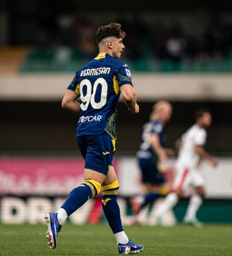 AlexScoutRo's tweet photo. Ioan Vermesan 🇷🇴 (CF, 2006) played 45 minutes against AC Milan in Serie A last weekend!

Another important step for our striker, helping his team to push until the last minutes. Ioan was well involved and managed to create danger twice, one of his shots being stopped by Maignan. https://t.co/QTud7yzLln