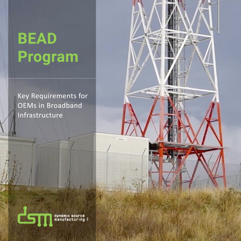 dynamicsource_'s tweet photo. The BEAD program is reshaping how broadband infrastructure is built across the U.S.
At DSM, our U.S.-based production in Tempe, Arizona supports OEMs building communications and infrastructure electronics with local manufacturing footprint required to meet these demands. https://t.co/bOeqRyirTr
