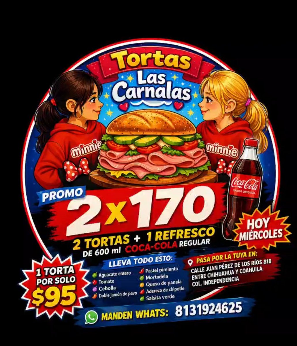 Amigos de zona Indepe/Nuevo Repueblo 👍😋
Digan que van de parte mía y les dan este descuento!