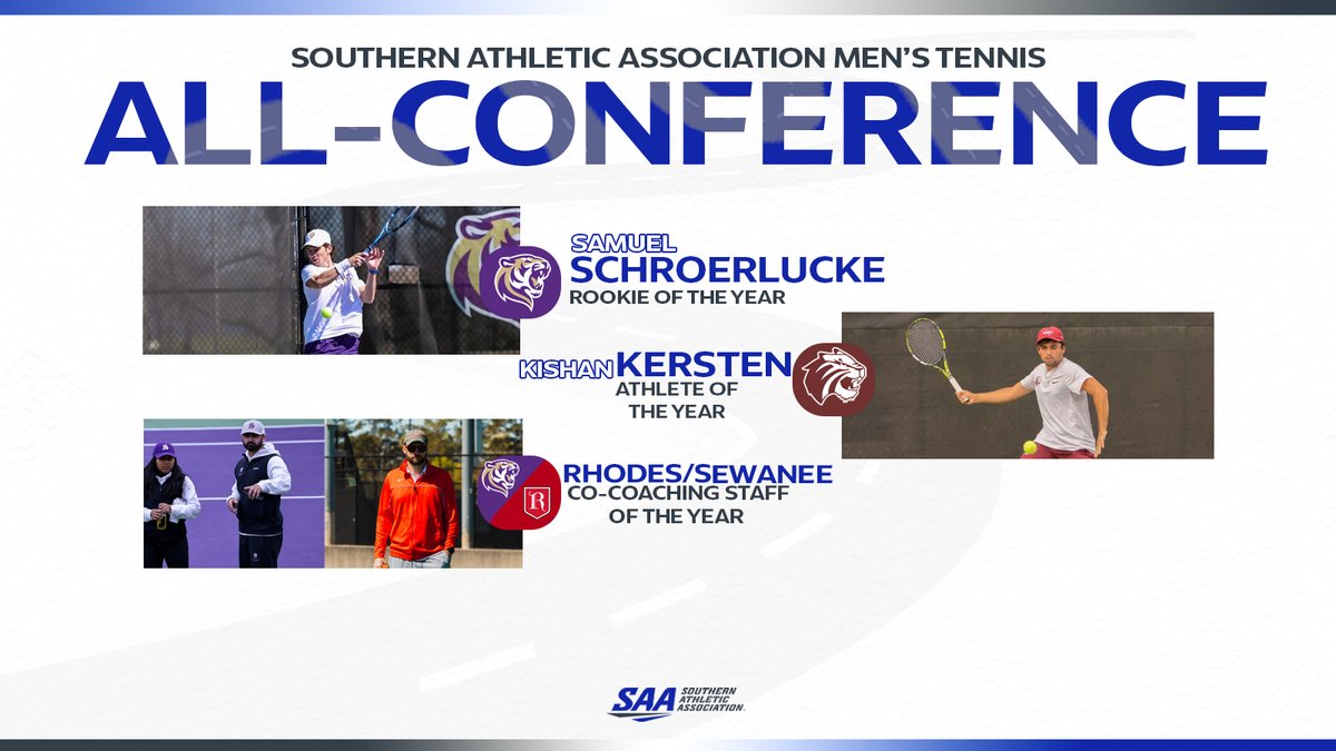 🎾 SAA Releases 2026 Men's Tennis All-Conference Awards.

🔗ow.ly/vHrv50YNFIf

#SAAUnmatched