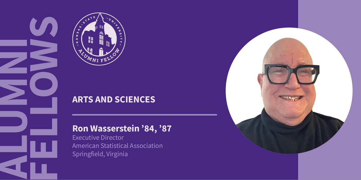 KStateArtSci's tweet photo. Calling all researchers &amp; statistics enthusiasts! 2026 Alumni Fellow Ron Wasserstein '84, '87, will present "Moving to a World Beyond p<0.05" at 3:45 April 23 at 1070 Col. of Business Bldg. Ron got his master's &amp; PhD in statistics at K-State.
https://t.co/j0Bio5Mfot
@KStateAlumni https://t.co/umtGP5lroh
