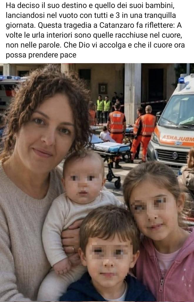 ⛔🚨 Una mamma che si lancia dal balcone con i suoi figli perché gli ASSISTENTI SOCIALI vogliono portare via ciò di più prezioso che ha? MA CHE SCHIFO DI GENTE SIETE DIVENTATI VOI ITALIANI? E parlate male di Putin, che in Russia le famiglie sono SUPERPROTETTE e SUPERASSITITE? Ma