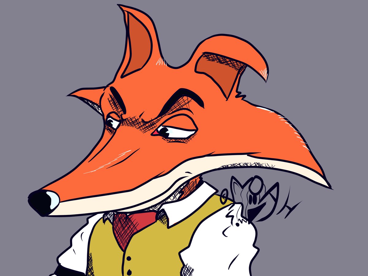 MaximusEXE's tweet photo. Unamused Mr. Fox.

#donteattheneighbors #fanart #furry #furryart #furryartist https://t.co/c5NX28NbIK