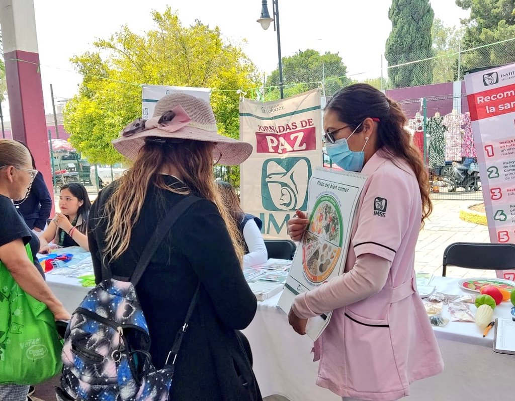IMSSedomexote's tweet image. #IMSSEdomexOriente, te espera en las #JornadasDePaz este 22, 23 y 24 de abril en el Jardín Principal Santa Rosa, en #Chicoloapan, estamos brindando servicios médicos y de orientación en un horário de 10 a 14 hrs.
¡No Faltes! ¡Te esperamos!