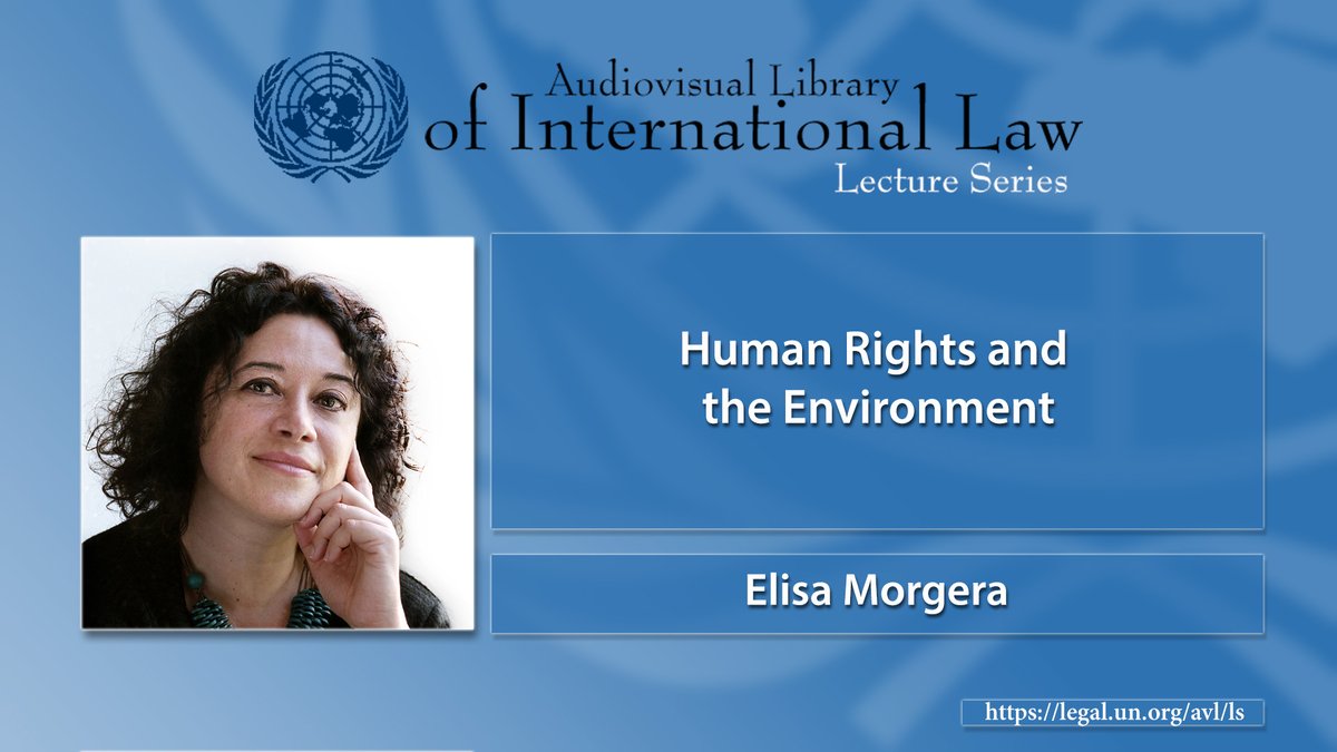 UN_AVL's tweet photo. On Earth Day, watch the lecture “Human Rights and the Environment”, by Elisa Morgera, United Nations Special Rapporteur on Climate Change, at @UN_AVL : https://t.co/EMgEAu9V8N https://t.co/kaLJqd5NMU