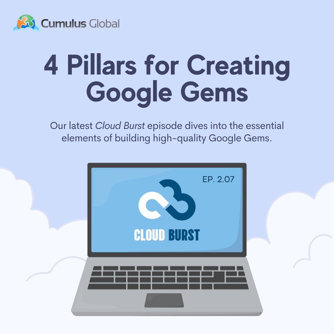CumulusGlobal's tweet image. Stop writing basic AI prompts and start building specialized Google Gems.

The 4 Pillars of a perfect Gem: 
👤 Persona 
🎯 Task 
ℹ️ Context 
📊 Format 

Learn the framework in our latest Cloud Burst episode: jump.cumulusglobal.com/4vIOufw 

#GoogleGems #GoogleWorkspace #SMB #Gemini