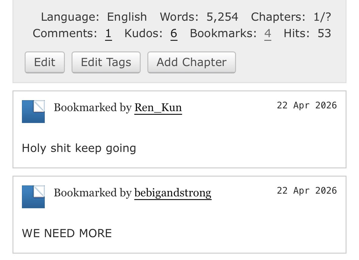i just love when this happens in the bookmarks. thank you guys sm 😭😭