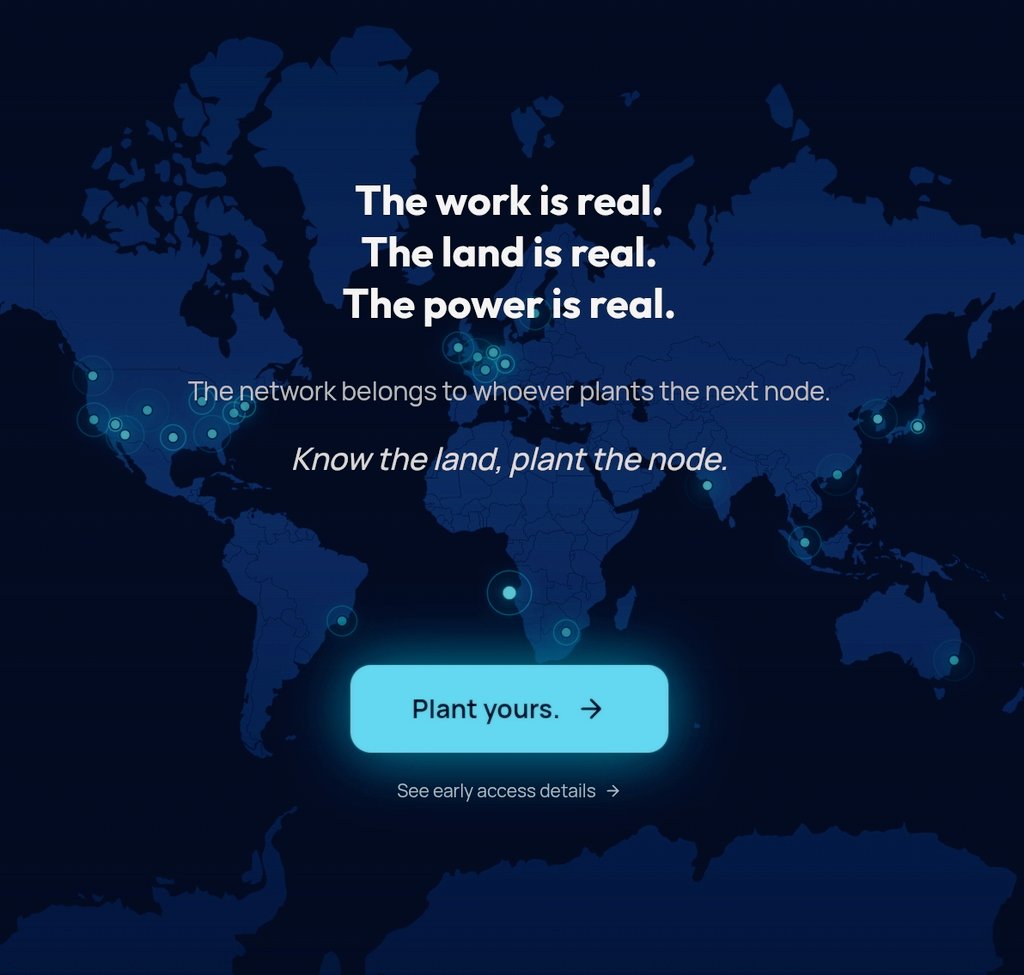 SouthernGemGal's tweet image. The work is real. 💪🏾🧠⚡️
The land is real. 🌱
The power is real. 💡⚡️

The network belongs to whoever plants the next node.

Know the land, plant the node. 🌱🌎🌏🌍🤖 #EarthDay #ConnectedByEarth #DataCenters #BitcoinMiners #Energy