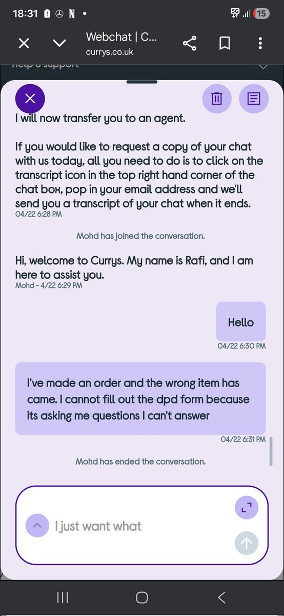 CallumFWilson's tweet photo. @currys is there an issue ? 
Im trying to return something that was delivered to me by mistake, I've got the wrong item. In store cant help and online is being difficult. I ordered the big foot massager but a handheld thing shown up instead. Help https://t.co/SX629RpuwF