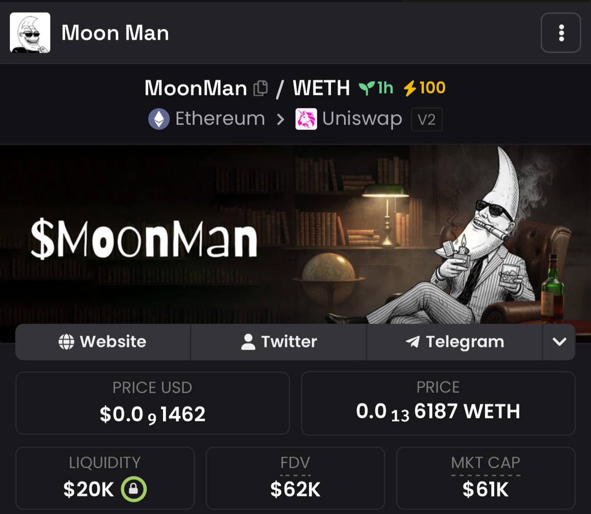 Moon man ETH tweet media
