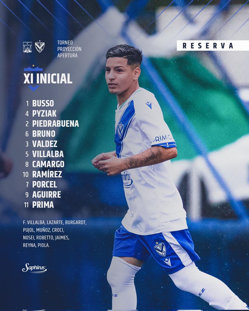 ⚽ ¡Así forma El Fortín! 

Todo listo para afrontar un nuevo Clásico del Oeste en el #TorneoProyección Apertura 💪🏻

✅ lpfplay.com

#JuegaVélez