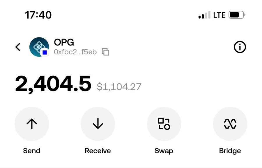 PlasmaPion1c's tweet image. 🎁 $OPG claiming is officially open

🌐 Portal: portal.opengradient.top

If you’re eligible, connect your Base wallet and proceed with the claim.

📅 April 21 – 28

⚠️ Important: only the official portal is valid. Avoid DMs and fake links.

#OPG #Crypto #Airdrop