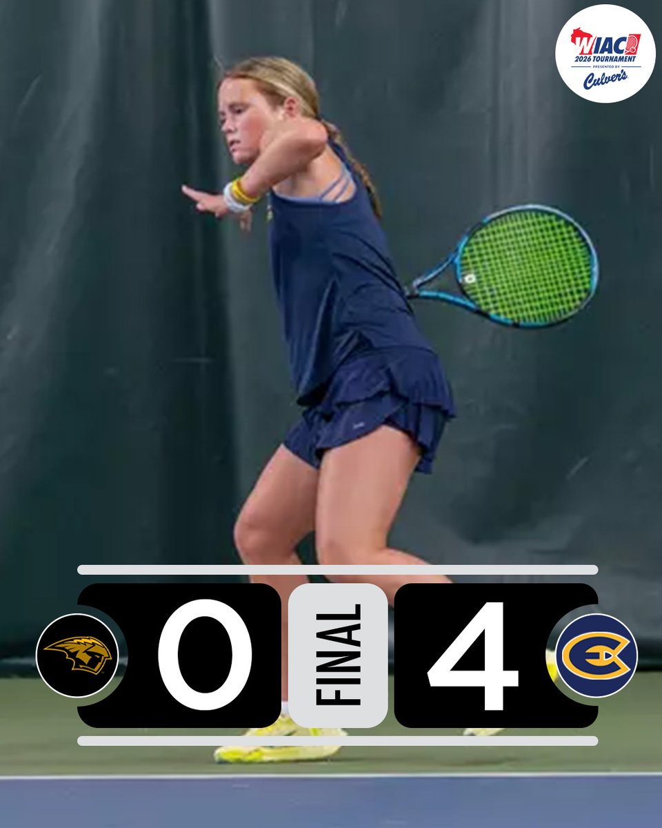 wiacsports's tweet image. #WIACTENNIS | @UWECblugolds and @UWSPAthletics advance to the Semifinals of the 2026 WIAC Women's Tennis Tournament (pres. by Culver's)

#ExcellenceInAction
#d3tennis
