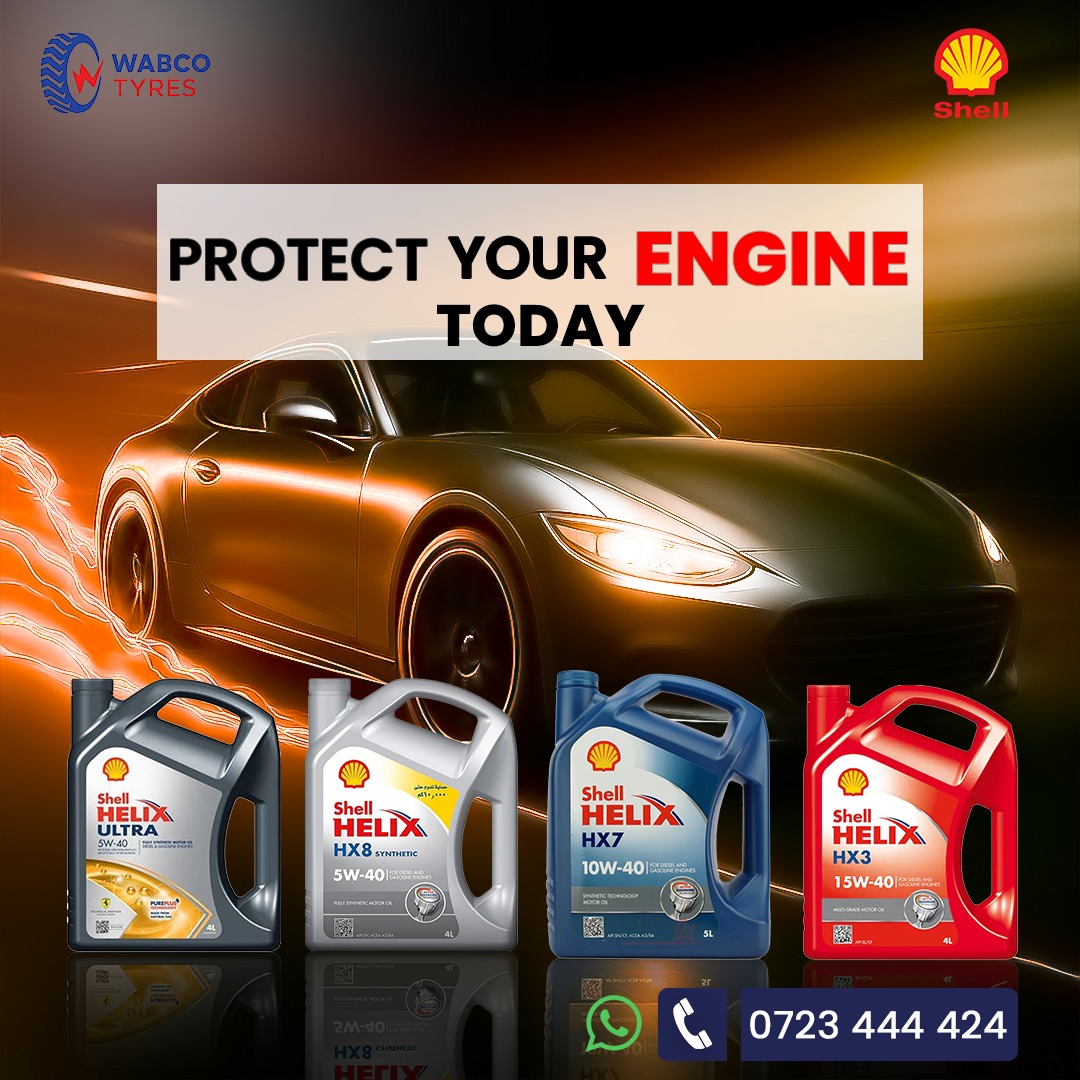 WabcoTyreskenya's tweet image. Protect your engine today with premium performance. 🔥🚗
Choose Shell Helix for power, protection, and long-lasting reliability.
#WabcoTyres #shellHelix #engineprotection #CarCare #adventure