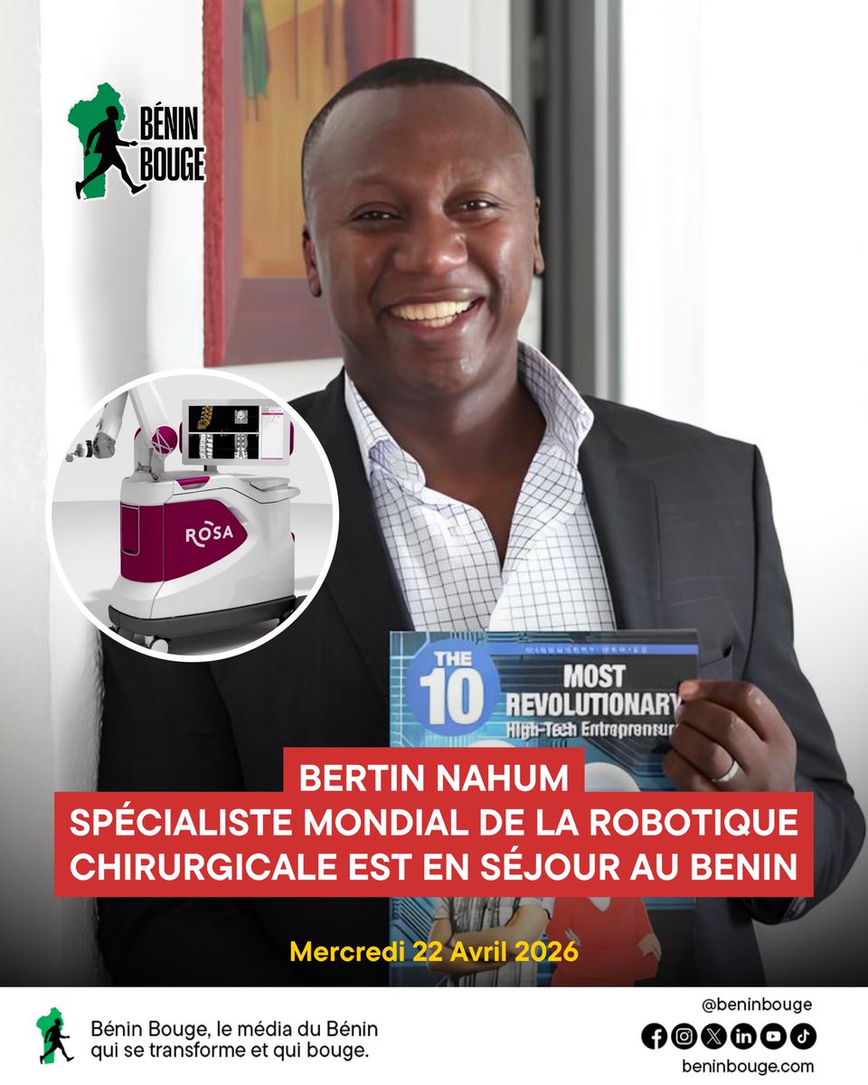 BeninBouge's tweet image. 𝗕𝗘𝗥𝗧𝗜𝗡 𝗡𝗔𝗛𝗨𝗠, 𝗙𝗜𝗚𝗨𝗥𝗘 𝗠𝗢𝗡𝗗𝗜𝗔𝗟𝗘 𝗗𝗘 𝗟’𝗜𝗡𝗡𝗢𝗩𝗔𝗧𝗜𝗢𝗡 𝗧𝗘𝗖𝗛𝗡𝗢𝗟𝗢𝗚𝗜𝗤𝗨𝗘, 𝗦𝗘́𝗝𝗢𝗨𝗥𝗡𝗘 𝗔𝗨 𝗕𝗘́𝗡𝗜𝗡 🇧🇯

Classé 4e entrepreneur high-tech le plus révolutionnaire au monde en 2012 par la revue Discovery Series, Bertin NAHUM est bien