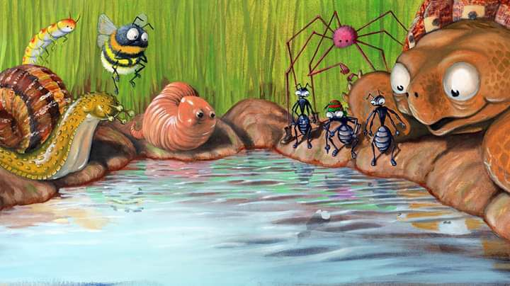 AlbertTortoise's tweet image. ALBERT VISITED HIS NEW FRIEND EVERY DAY... See more in #ALBERTthetortoise picturebook ALBERT AND THE POND. #AvailableNow 9 #ALBERT #picturebooks, 3 #BoardBooks &amp;amp; #ActivityBook Alberttortoise.com
#illustration #bookart #painting #pond #tortoise #gardenanimals