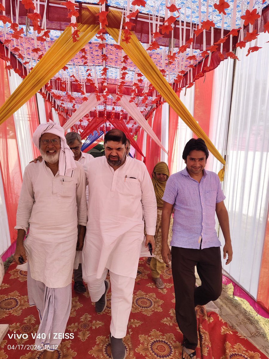 🎉 जन्मदिन मुबारक 🎉
चौधरी <a href="/MehtabNuh/">Mehtab Ahmed</a>  जी को दिली मुबारकबाद।
आप जैसे मेहनती और संघर्षशील नेता, जो हर कार्यकर्ता के दुःख-सुख में साथ खड़े रहते हैं, सच में प्रेरणादायक हैं।
अल्लाह आपको लंबी उम्र और कामयाबी अता फरमाए। 🤲💐