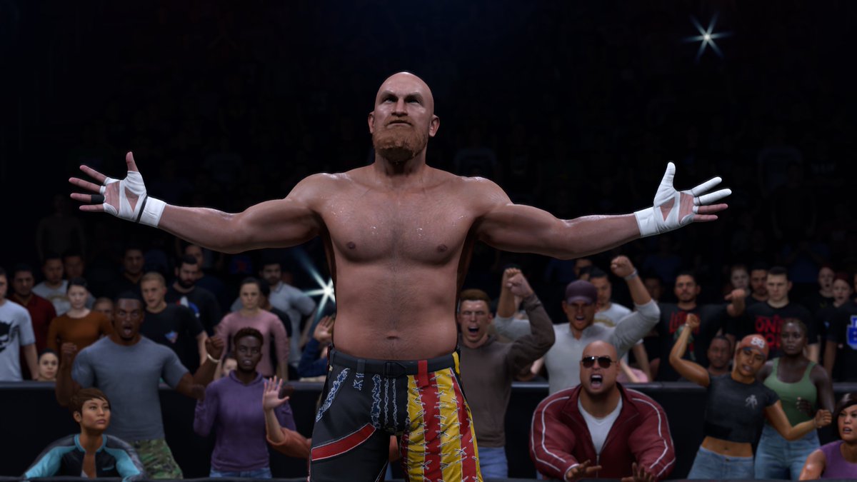 BrandonSaxony's tweet photo. Alexander Wolfe aka Axel Tischer #MyRise #WWE2K26 https://t.co/XVB3qsrUox