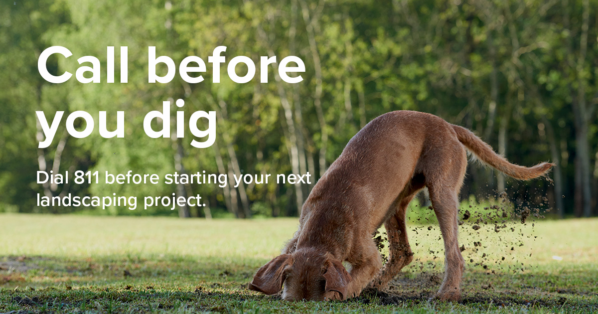 EntergyNOLA's tweet image. Smart digging = giving 811 a quick call. 📲 

Make sure you get underground utility lines marked before starting any project. 👍 

Need more info? We've got more ➡️ enter.gy/6189B6mg3x 

#Call811 #WePowerLife